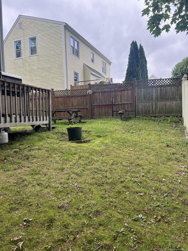 58 Milne Ave, Shelton, CT 06484 - fenced backyard with a deck
