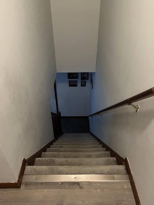 58 Milne Ave, Shelton, CT 06484 - stairway with baseboards