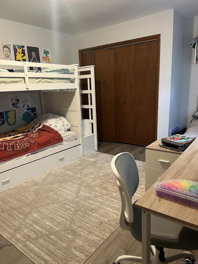 58 Milne Ave, Shelton, CT 06484 - bedroom featuring wood finished floors and a closet