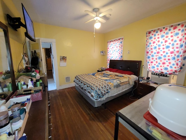 73 Newfield Ave, Bridgeport, CT 06607 - bedroom with wood finished floors and a ceiling fan