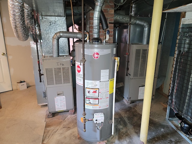 73 Newfield Ave, Bridgeport, CT 06607 - utilities featuring gas water heater and heating unit