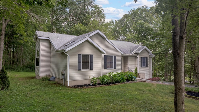 80 Richard Ave, Wolcott, CT 06716 - view of front of property with a front yard and a shingled roof