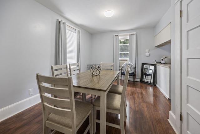 38 Florence St, Manchester, CT 06040 - dining space with dark wood-type flooring