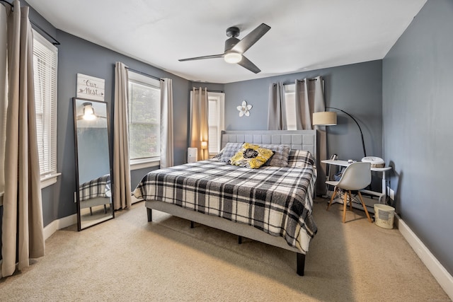 38 Florence St, Manchester, CT 06040 - carpeted bedroom with baseboards and a ceiling fan