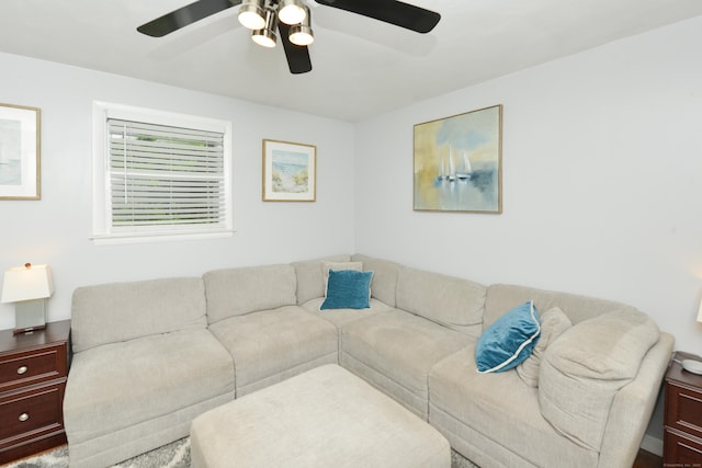 157 Windy Dr, Wolcott, CT 06705 - living area featuring ceiling fan