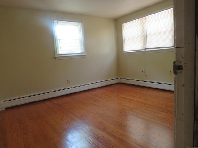 19 Cardston Cir, Windsor, CT 06095 - empty room with light wood-type flooring and baseboard heating