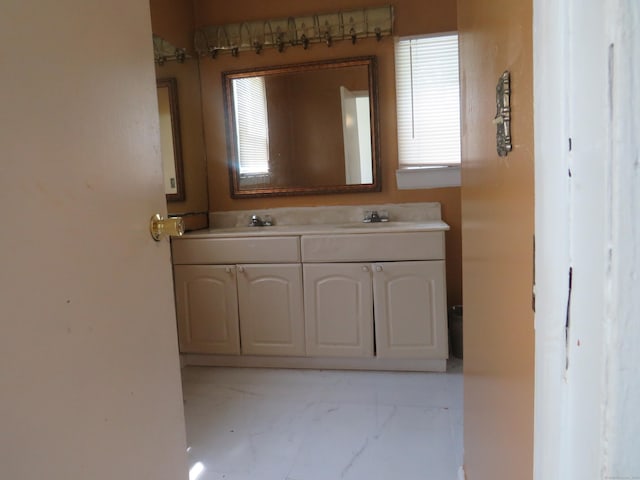 19 Cardston Cir, Windsor, CT 06095 - bathroom featuring marble finish floors and double vanity