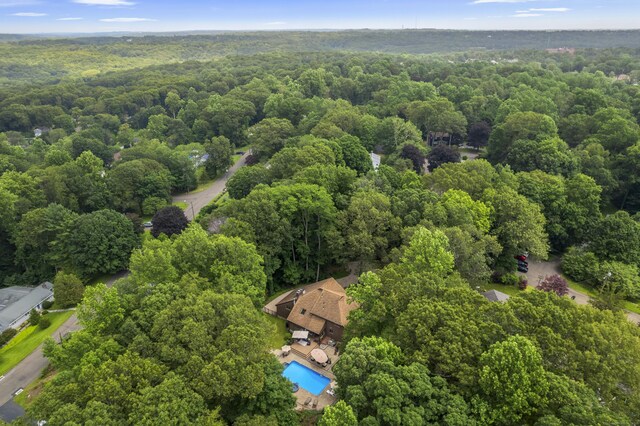 19 Pumpkin Hill Rd, Trumbull, CT 06611 - drone / aerial view of a heavily wooded area