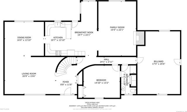 19 Pumpkin Hill Rd, Trumbull, CT 06611 - view of property floor plan