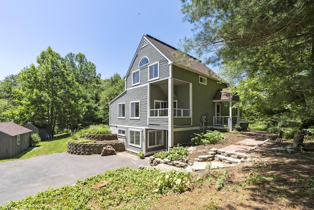41 Day St, Granby, CT 06035 - view of front of property featuring asphalt driveway