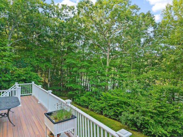 95 Cedar Swamp Rd, Chester, CT 06412 - view of wooden deck