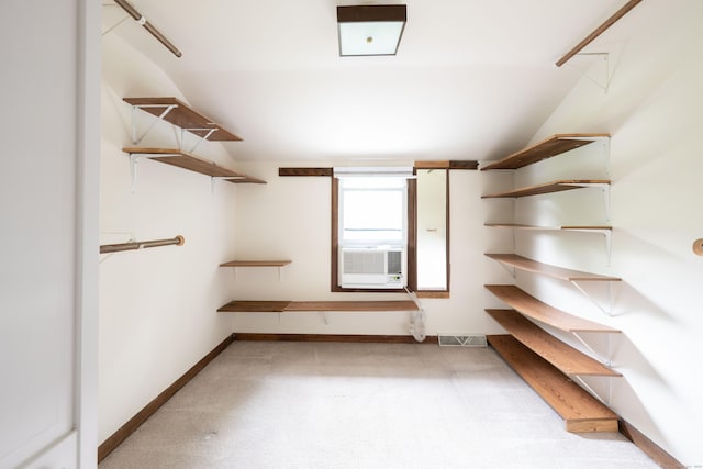 117 Long Meadow Hill Rd, Brookfield, CT 06804 - spacious closet with vaulted ceiling, light colored carpet, and cooling unit