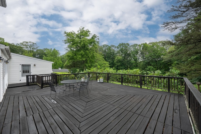 117 Long Meadow Hill Rd, Brookfield, CT 06804 - deck featuring outdoor dining space
