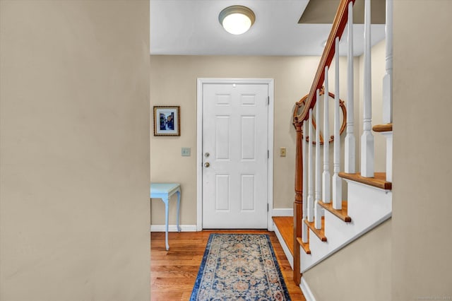18 Overlook Ave, Middletown, CT 06457 - foyer featuring wood finished floors and stairs