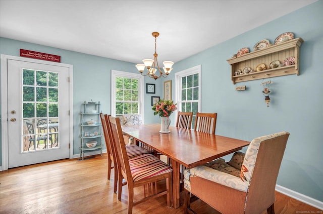 18 Overlook Ave, Middletown, CT 06457 - dining space with a chandelier and light wood-type flooring