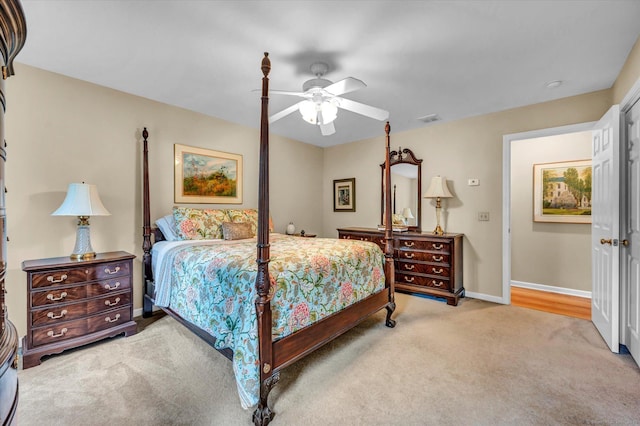 18 Overlook Ave, Middletown, CT 06457 - carpeted bedroom with baseboards and a ceiling fan