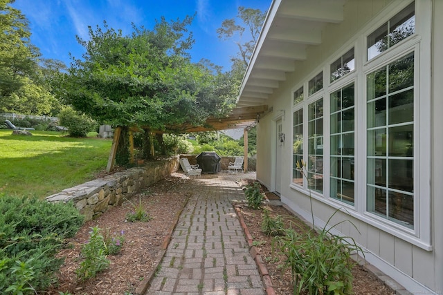 7 Calvin Rd, Wilton, CT 06897 - view of patio / terrace featuring a grill