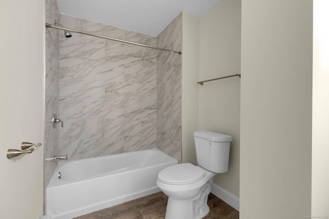 85 Twiss St, Meriden, CT 06450 - bathroom featuring wood finished floors and shower / bathtub combination