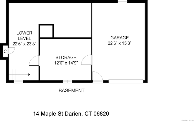 14 Maple St, Darien, CT 06820 - view of property floor plan