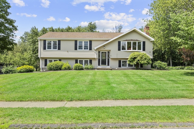 66 Pinnacle Rd, Bristol, CT 06010 - raised ranch featuring a front lawn and entry steps