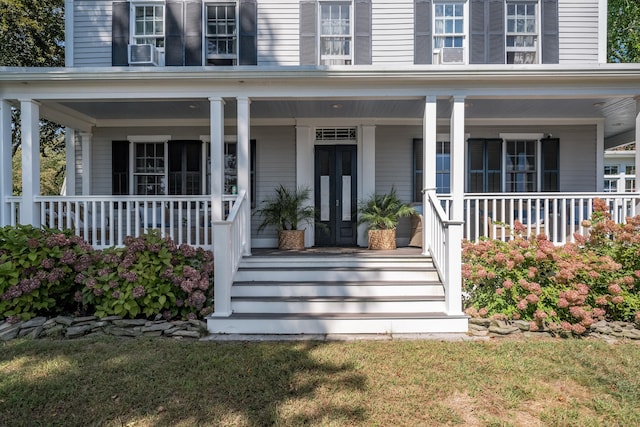850 Noank Rd, Groton, CT 06355 - doorway to property with covered porch