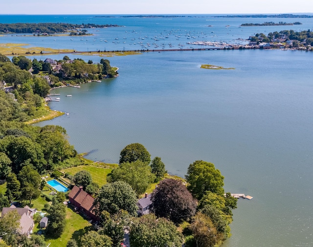 850 Noank Rd, Groton, CT 06355 - bird's eye view of a large body of water