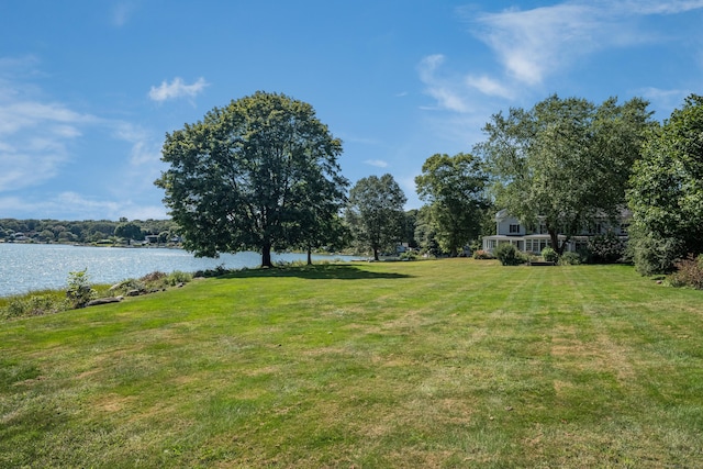 850 Noank Rd, Groton, CT 06355 - view of green lawn with a water view