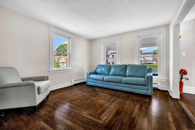 300 Central Ave, Norwich, CT 06360 - living area featuring a baseboard radiator