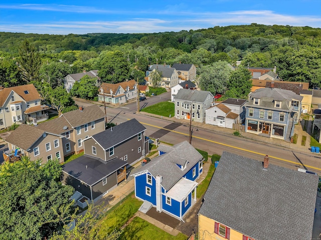 300 Central Ave, Norwich, CT 06360 - aerial perspective of suburban area with a forest