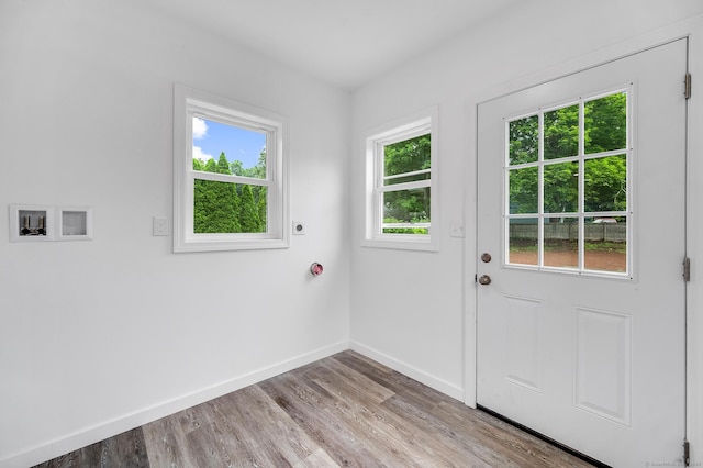 339 Main St, Wallingford, CT 06492 - washroom featuring wood finished floors and hookup for a washing machine