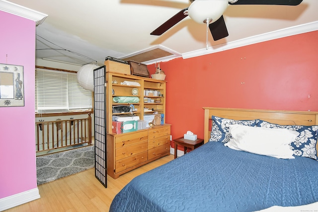 279 Pratt St, Winchester, CT 06098 - bedroom featuring wood finished floors and ceiling fan