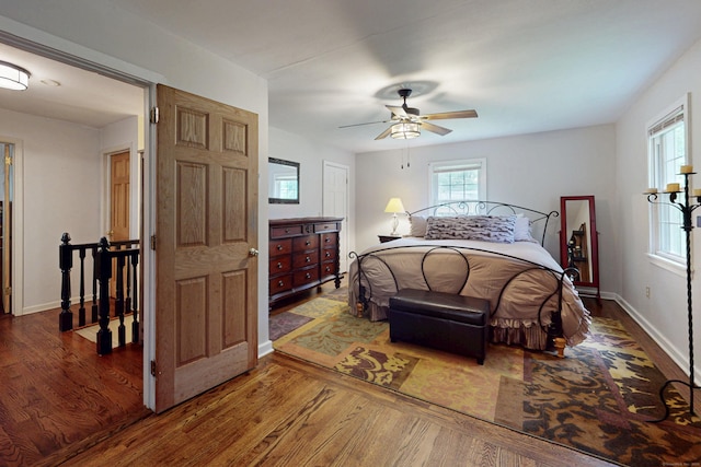 1 Whippoorwill Ln, Brookfield, CT 06804 - bedroom with wood finished floors and a ceiling fan