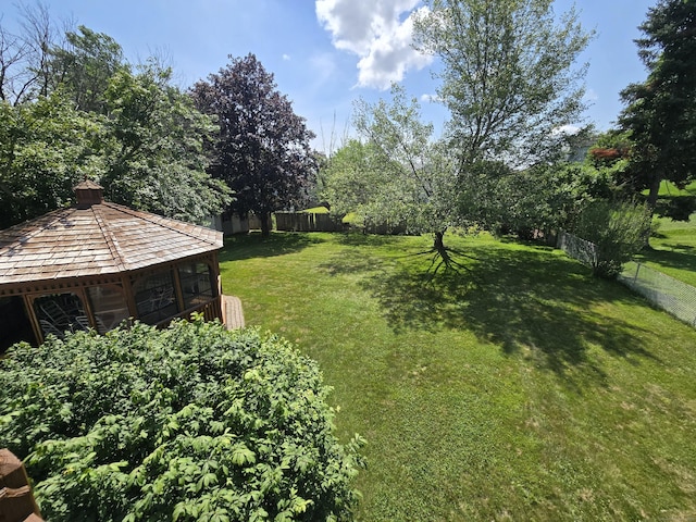 51 Peppermint Ln, Bristol, CT 06010 - fenced yard with a gazebo