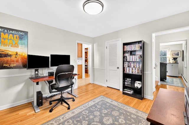 108 Pilgrim Dr, Windsor, CT 06095 - home office featuring wood finished floors