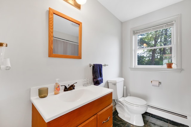 108 Pilgrim Dr, Windsor, CT 06095 - full bath with a baseboard heating unit and vanity