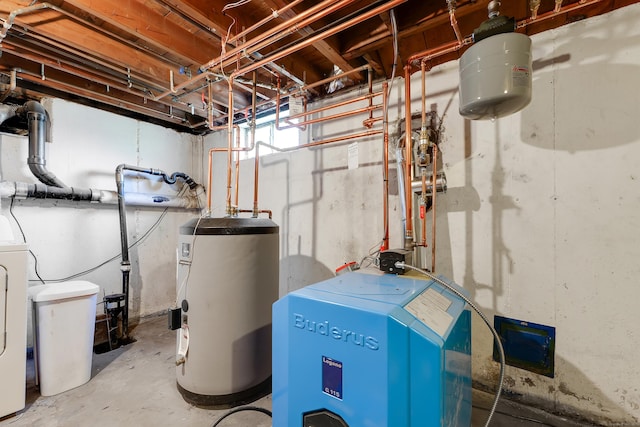 108 Pilgrim Dr, Windsor, CT 06095 - utilities with water heater and a heating unit