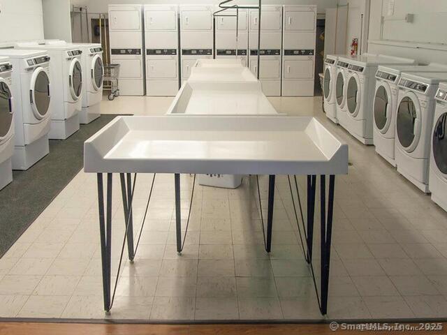 31 Woodland St Unit 7F, Hartford, CT 06103 - shared laundry room with washer and clothes dryer