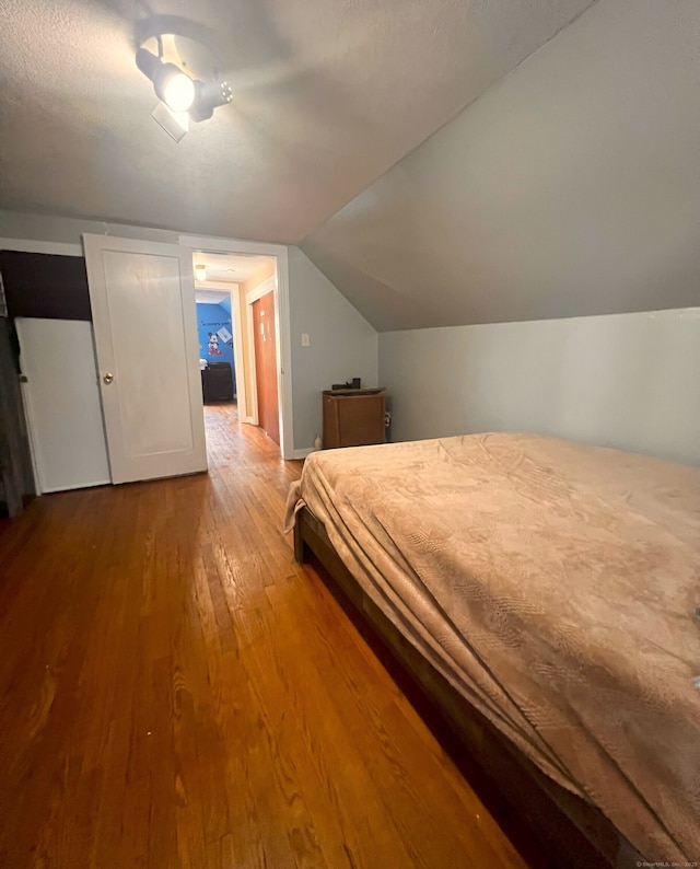 30 Roulin St, Torrington, CT 06790 - bedroom with hardwood / wood-style flooring and vaulted ceiling