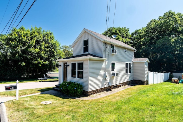 8 Johnson St, Stonington, CT 06379 - view of side of home featuring roof with shingles