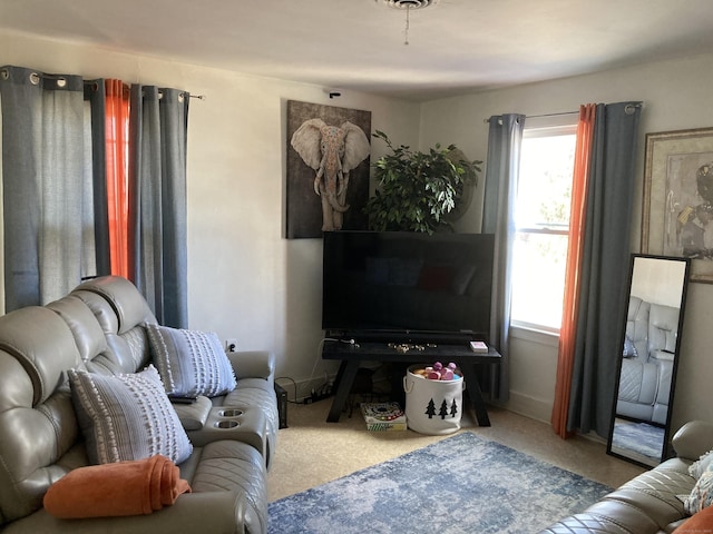 203 E Main St, Middletown, CT 06457 - living room featuring carpet floors and baseboards