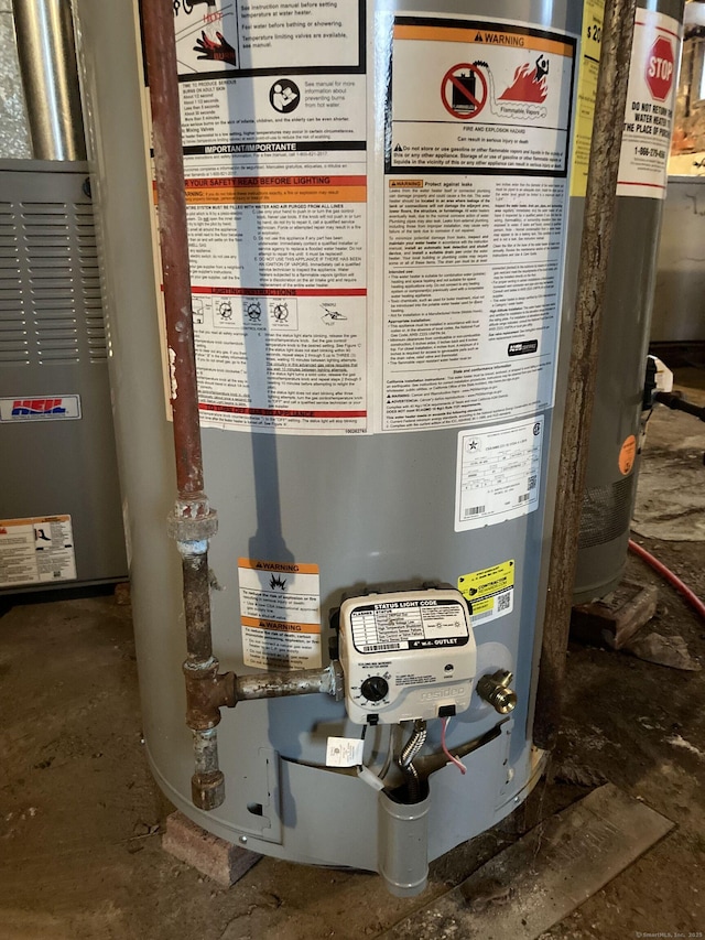 203 E Main St, Middletown, CT 06457 - utility room featuring water heater