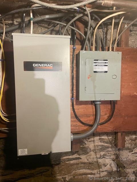 574 Cutlers Farm Rd, Monroe, CT 06468 - utility room featuring electric panel