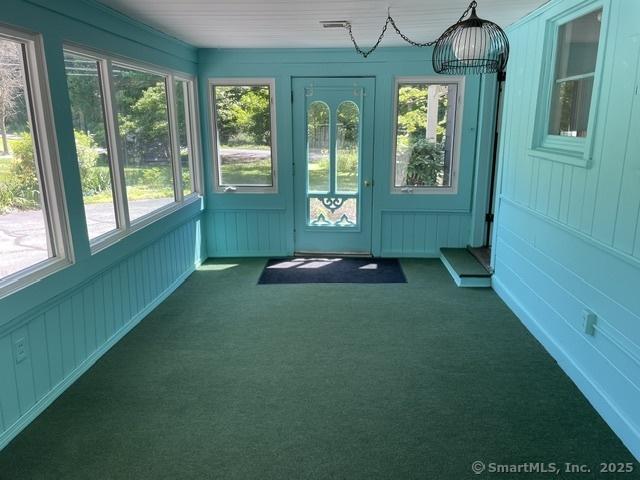 574 Cutlers Farm Rd, Monroe, CT 06468 - unfurnished sunroom featuring healthy amount of natural light
