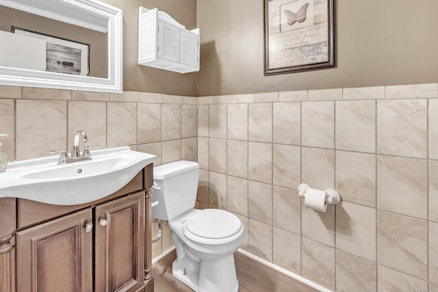 233 Derby Ave Unit 103, Derby, CT 06418 - bathroom with vanity and tile walls