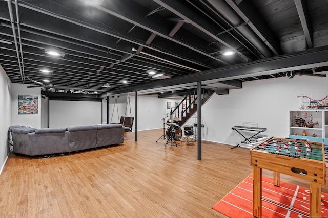 1981 Asylum Ave, West Hartford, CT 06117 - game room featuring wood finished floors