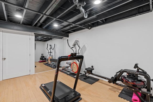 1981 Asylum Ave, West Hartford, CT 06117 - exercise room with wood finished floors
