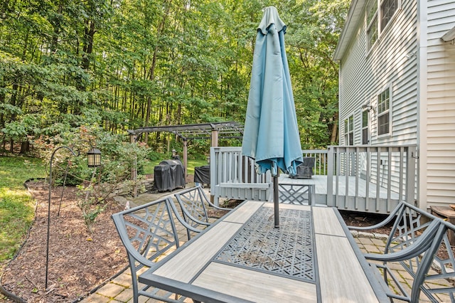 22 Quail Run, Bloomfield, CT 06002 - wooden deck with area for grilling