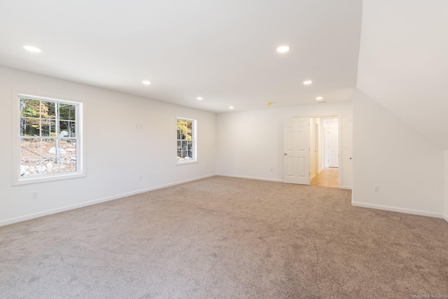 807 Pucker St, Coventry, CT 06238 - unfurnished room with light carpet and recessed lighting