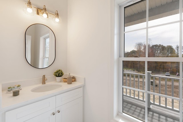 807 Pucker St, Coventry, CT 06238 - bathroom featuring plenty of natural light and vanity
