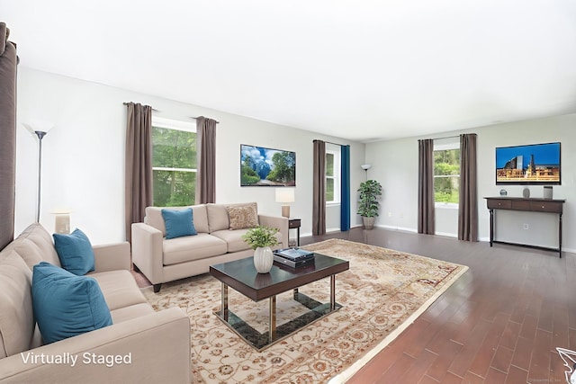 55 Charles Mary Dr, East Hampton, CT 06424 - living area with healthy amount of natural light and wood finished floors